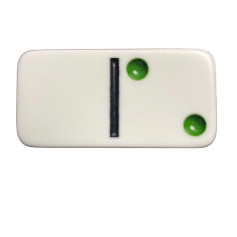 Double Twelve Dominoes Replacement Tile 0 2 Color Dot mq